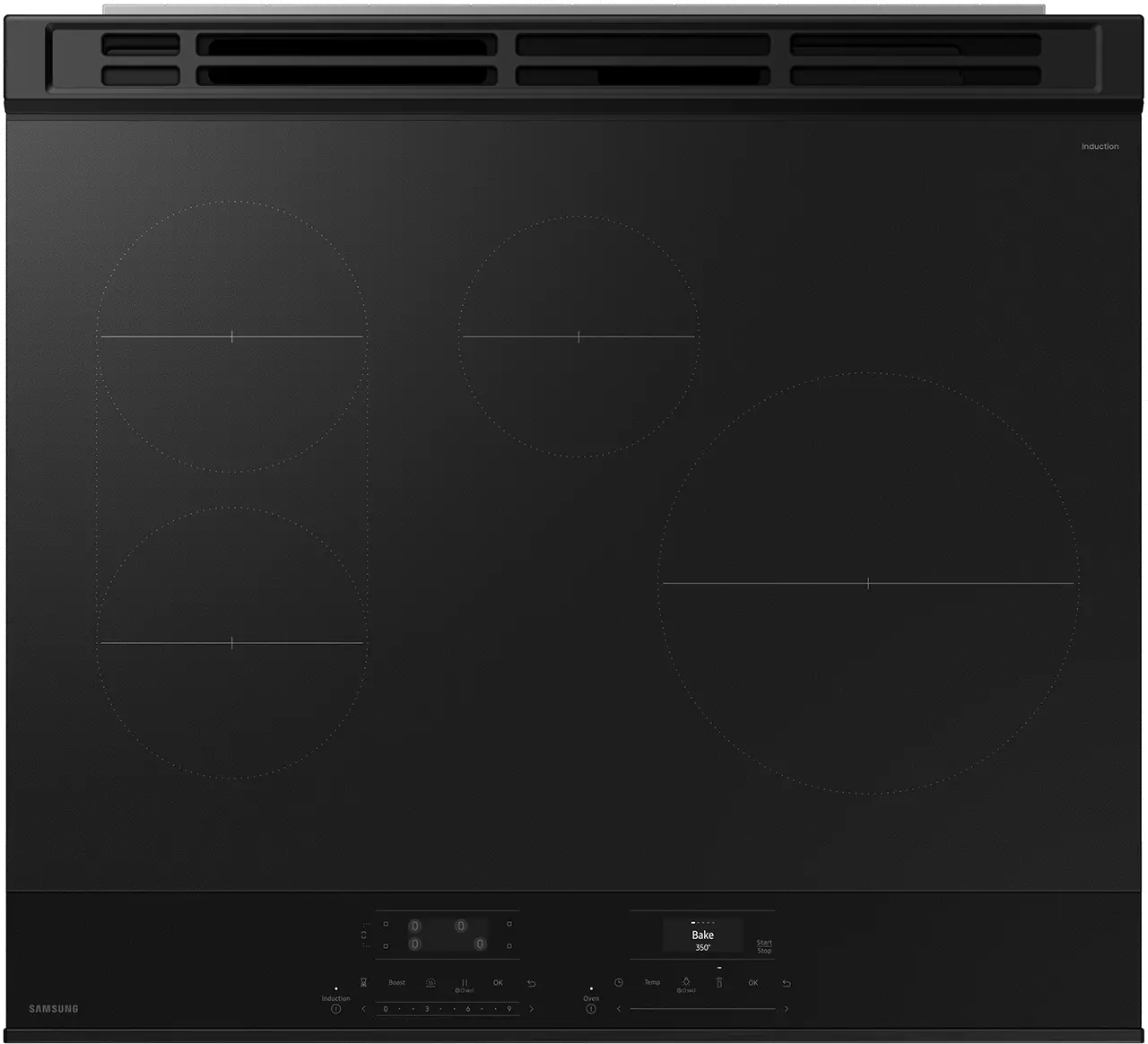 NSI6DG9100SR Samsung 6.3 cu ft Induction Range - Stainless Steel-9