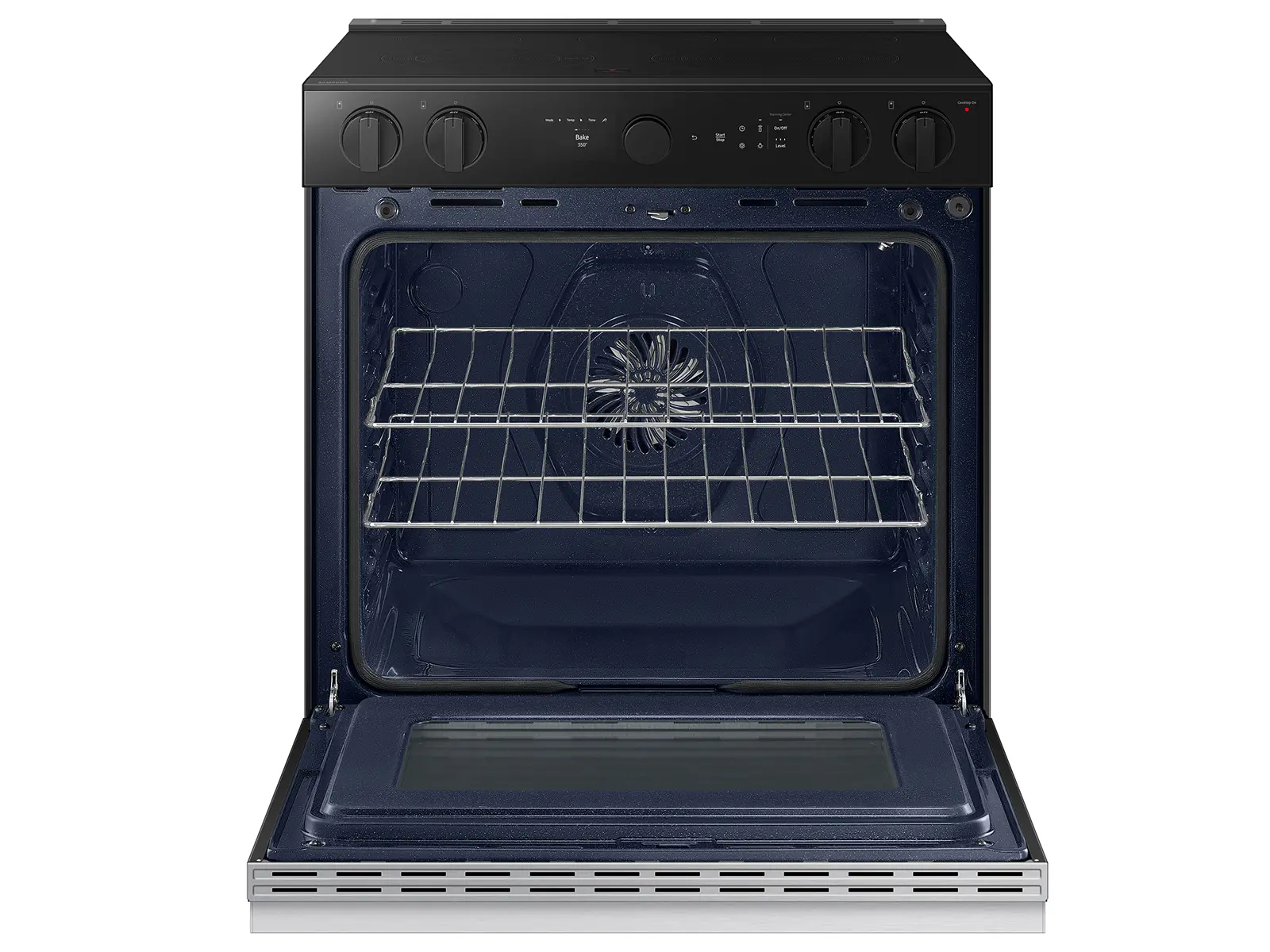 NSE6DG8500SR Samsung Bespoke 6.3 Cu Ft Smart Electric Range with Air Sous Vide and Air Fry - Stainless Steel-10