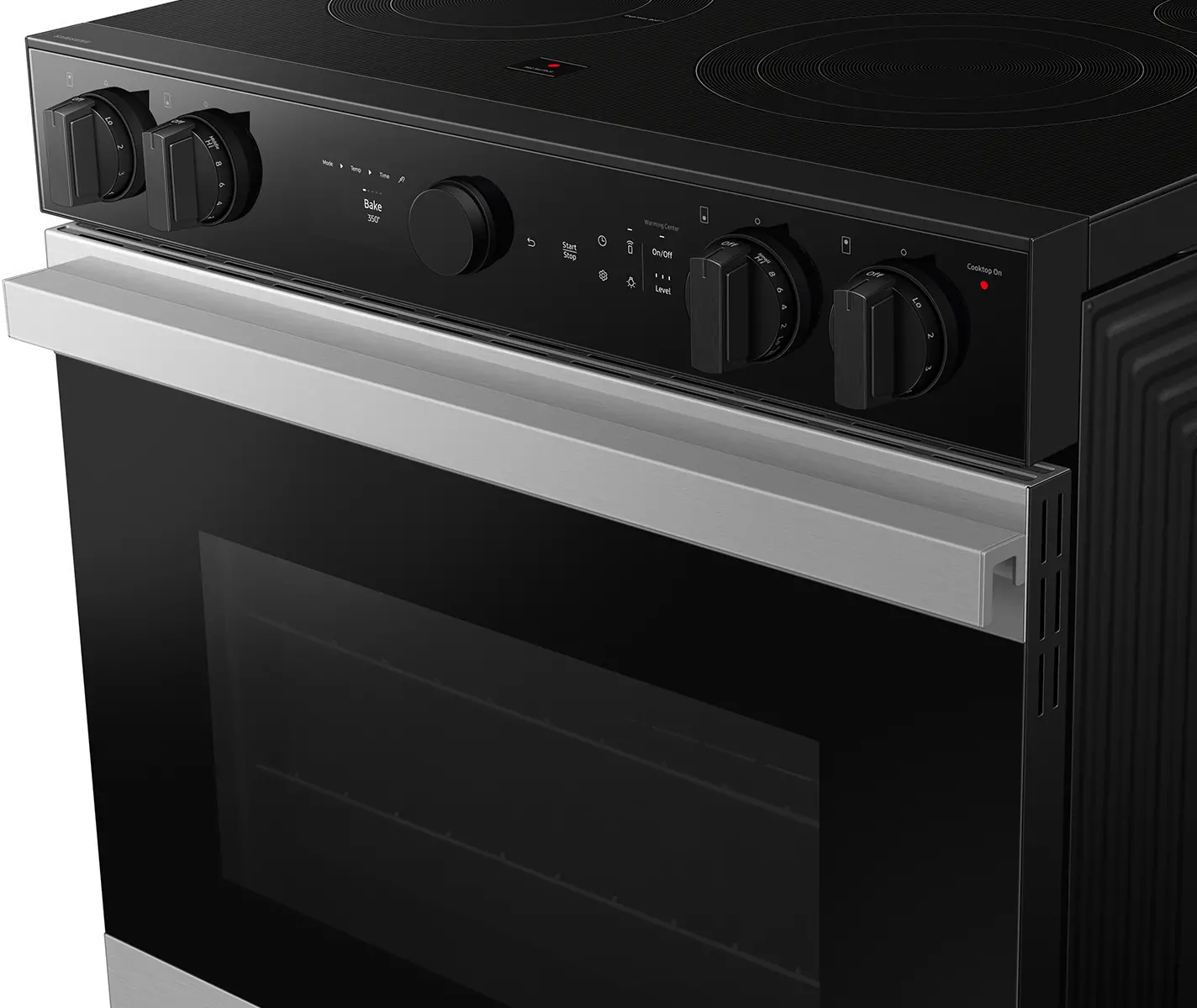 NSE6DG8500SR Samsung Bespoke 6.3 Cu Ft Smart Electric Range with Air Sous Vide and Air Fry - Stainless Steel-12