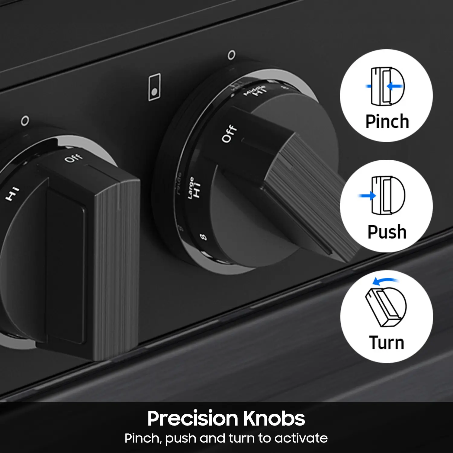 NSE6DG8500SR Samsung Bespoke 6.3 Cu Ft Smart Electric Range with Air Sous Vide and Air Fry - Stainless Steel-6
