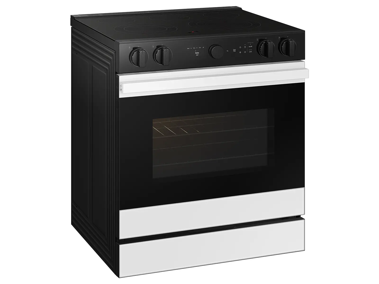 NSE6DB870012 Samsung Bespoke 6.3 Cu Ft Electric Range with Smart Oven Camera - White Glass-13