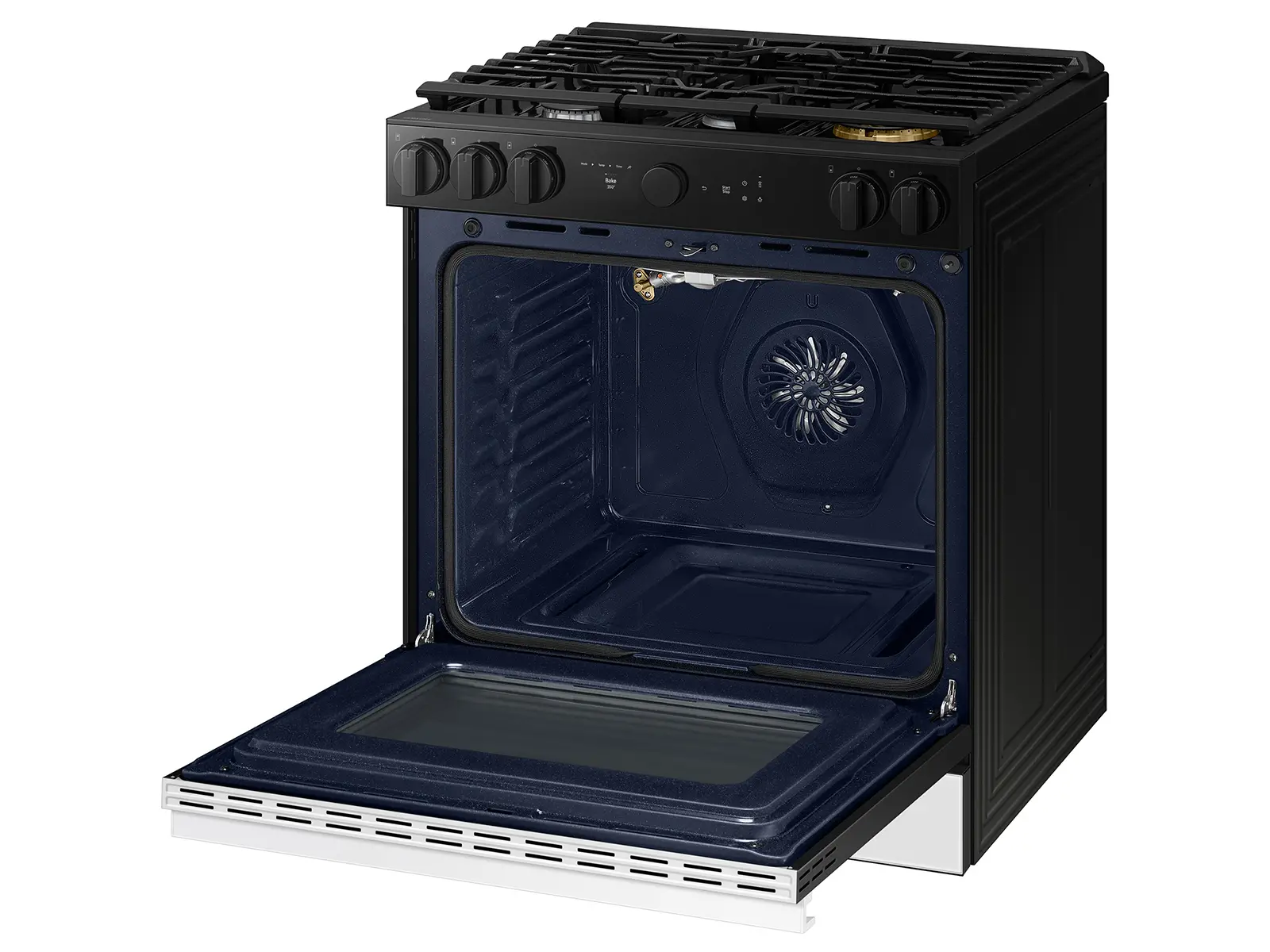 NSG6DB870012 Bespoke Smart 6.0 Cu Ft Gas Range with Smart Oven Camera - White Glass-15