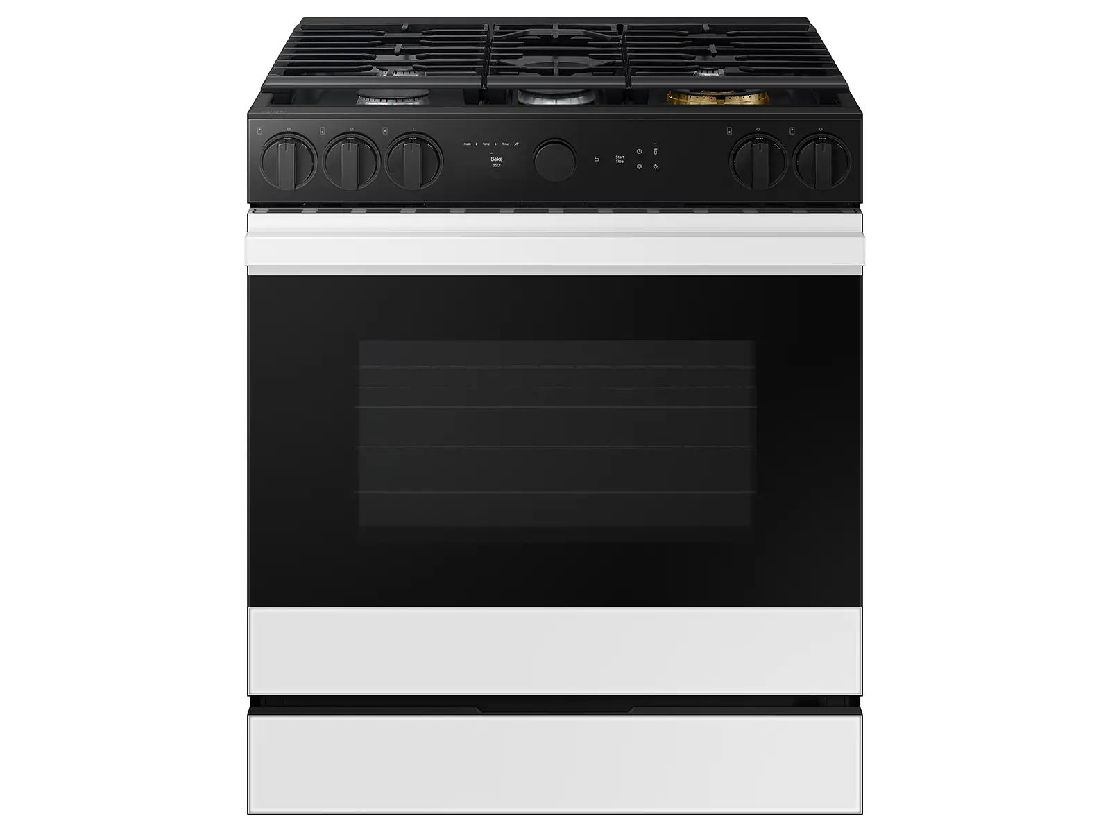 NSG6DB870012 Bespoke Smart 6.0 Cu Ft Gas Range with Smart Oven Camera - White Glass-8