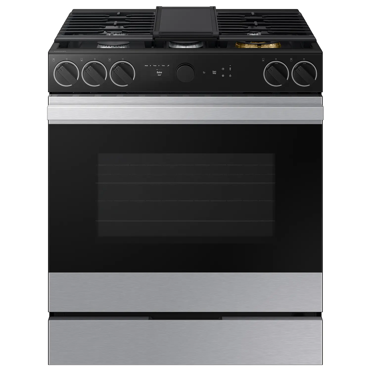 NSG6DG8700SR Bespoke Smart 6.0 Cu Ft Gas Range with Smart Oven Camera - Stainless Steel-1