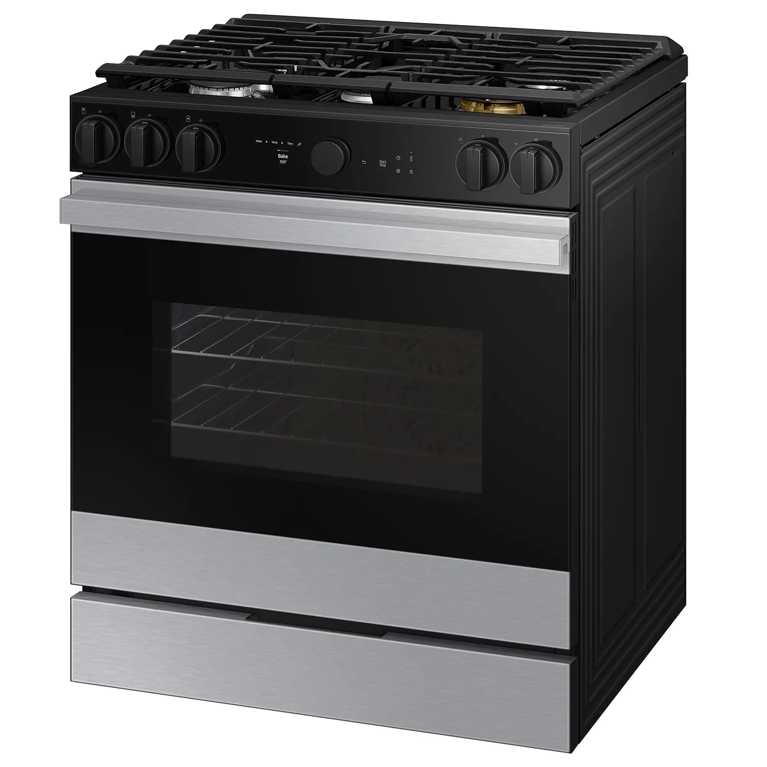 NSG6DG8700SR Bespoke Smart 6.0 Cu Ft Gas Range with Smart Oven Camera - Stainless Steel-11