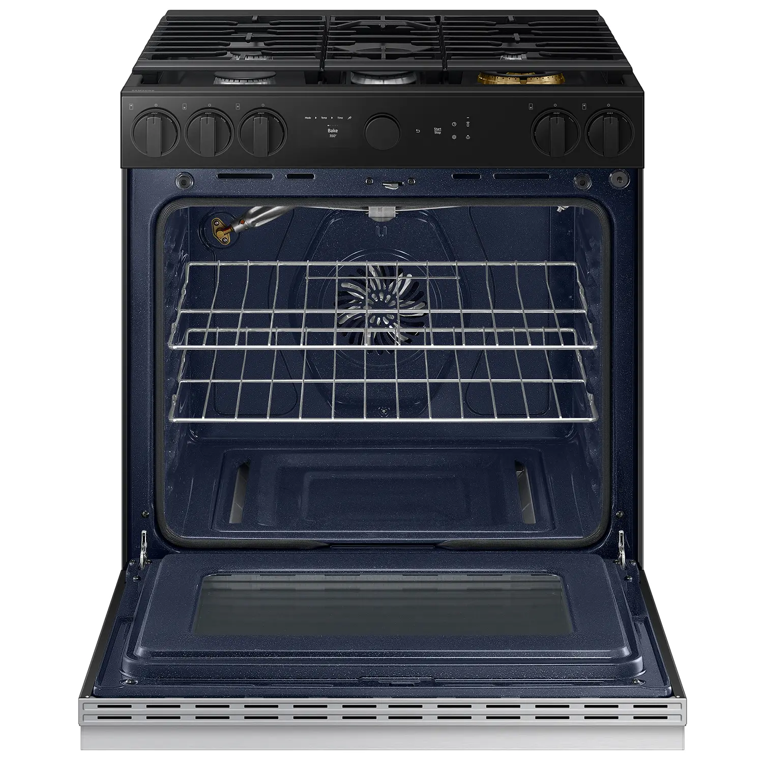 NSG6DG8700SR Bespoke Smart 6.0 Cu Ft Gas Range with Smart Oven Camera - Stainless Steel-9