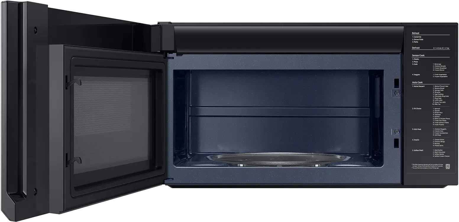 ME21DG6300SR Samsung Bespoke 2.1 cu ft Over-the-Range Microwave with Wi-Fi - Stainless Steel-4