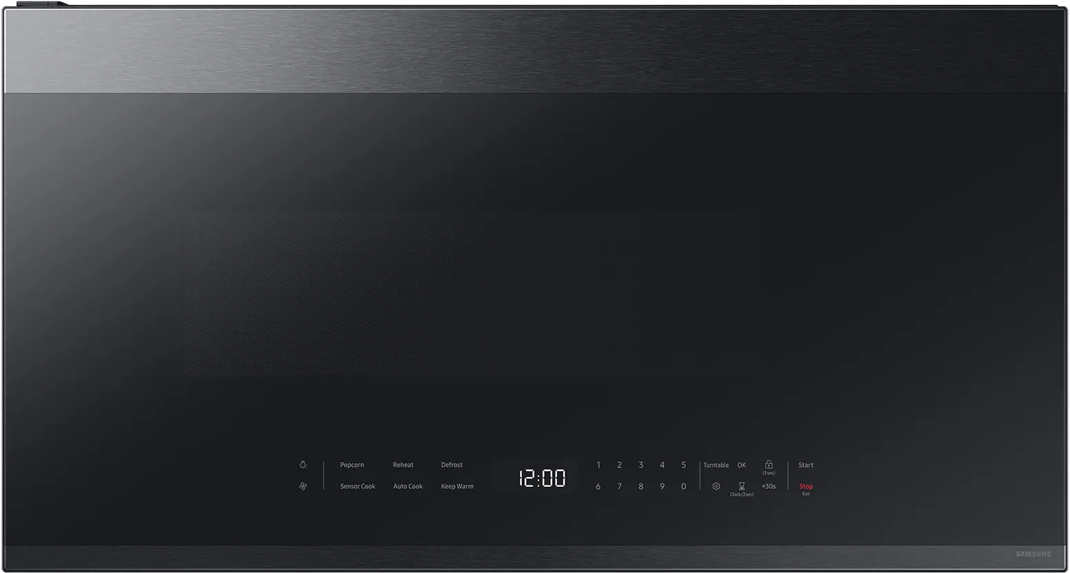 ME21DG6500MT Samsung Bespoke Smart 2.1 cu ft Over-the-Range Microwave - Matte Black Steel-1
