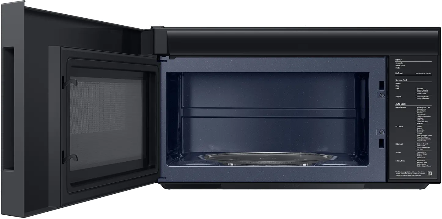 ME21DB670012 Samsung Bespoke Smart 2.1 cu ft Over-the-Range Microwave - White Glass-4