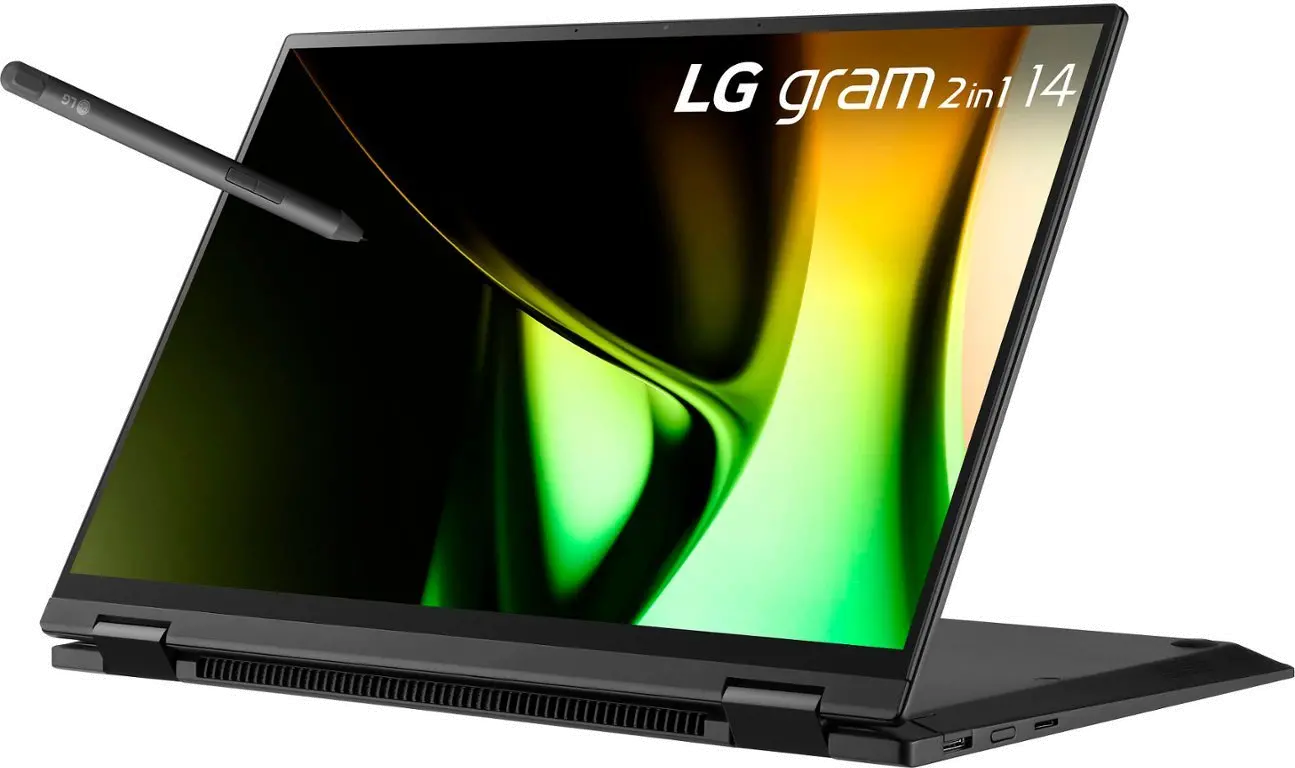 14T90S-G.AAB6U1 LG gram 2-in-1 14  Laptop - Intel Evo Platform Intel Core Ultra 7 - 16GB RAM - 1TB SSD - Black-5