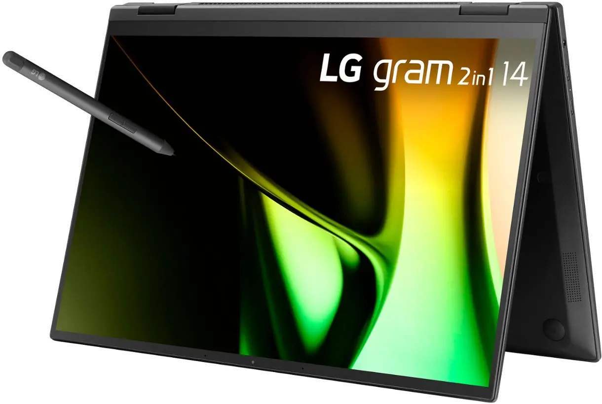 14T90S-G.AAB6U1 LG gram 2-in-1 14  Laptop - Intel Evo Platform Intel Core Ultra 7 - 16GB RAM - 1TB SSD - Black-6