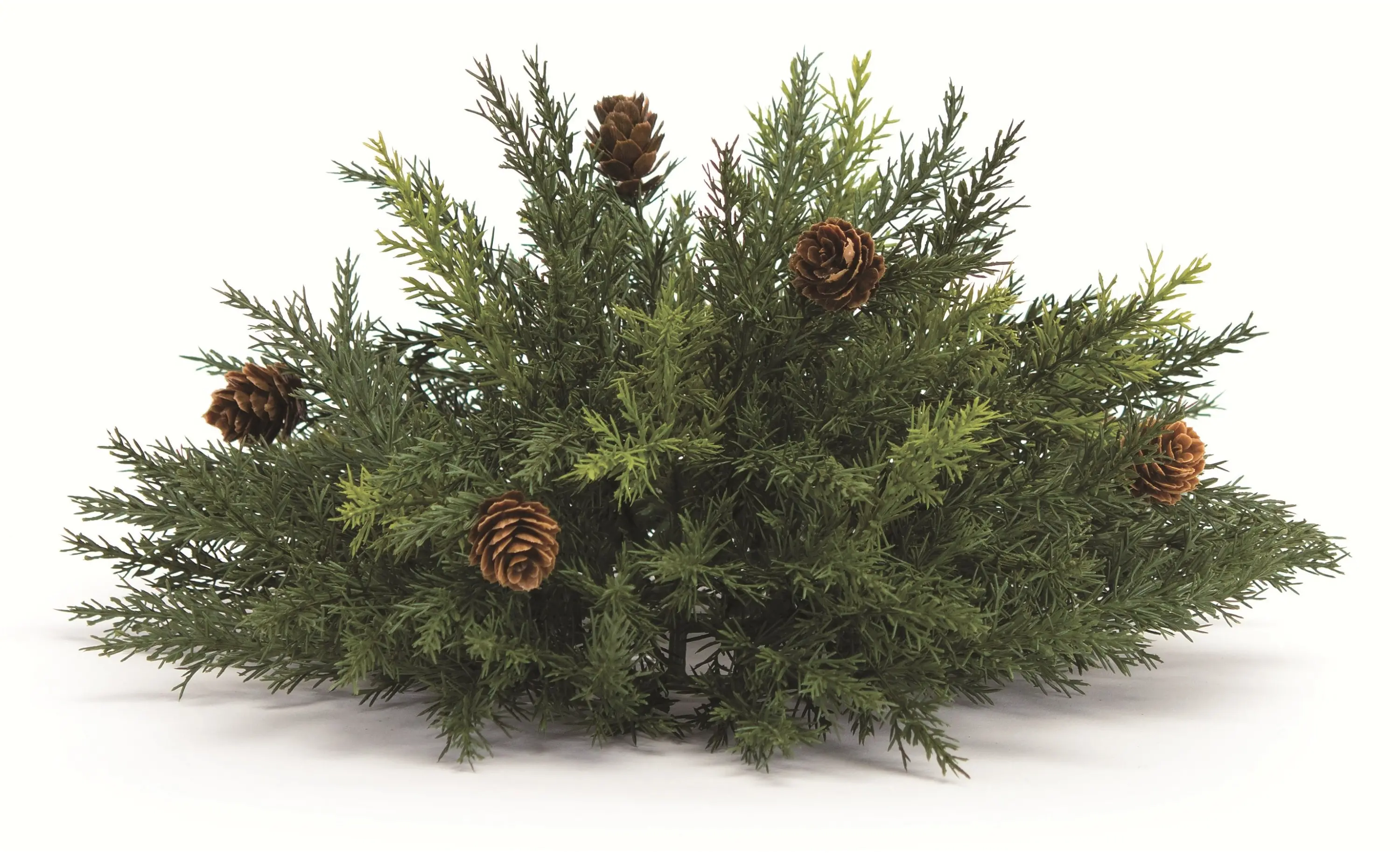 13 Inch Arborvitae Half Plastic Orb-1