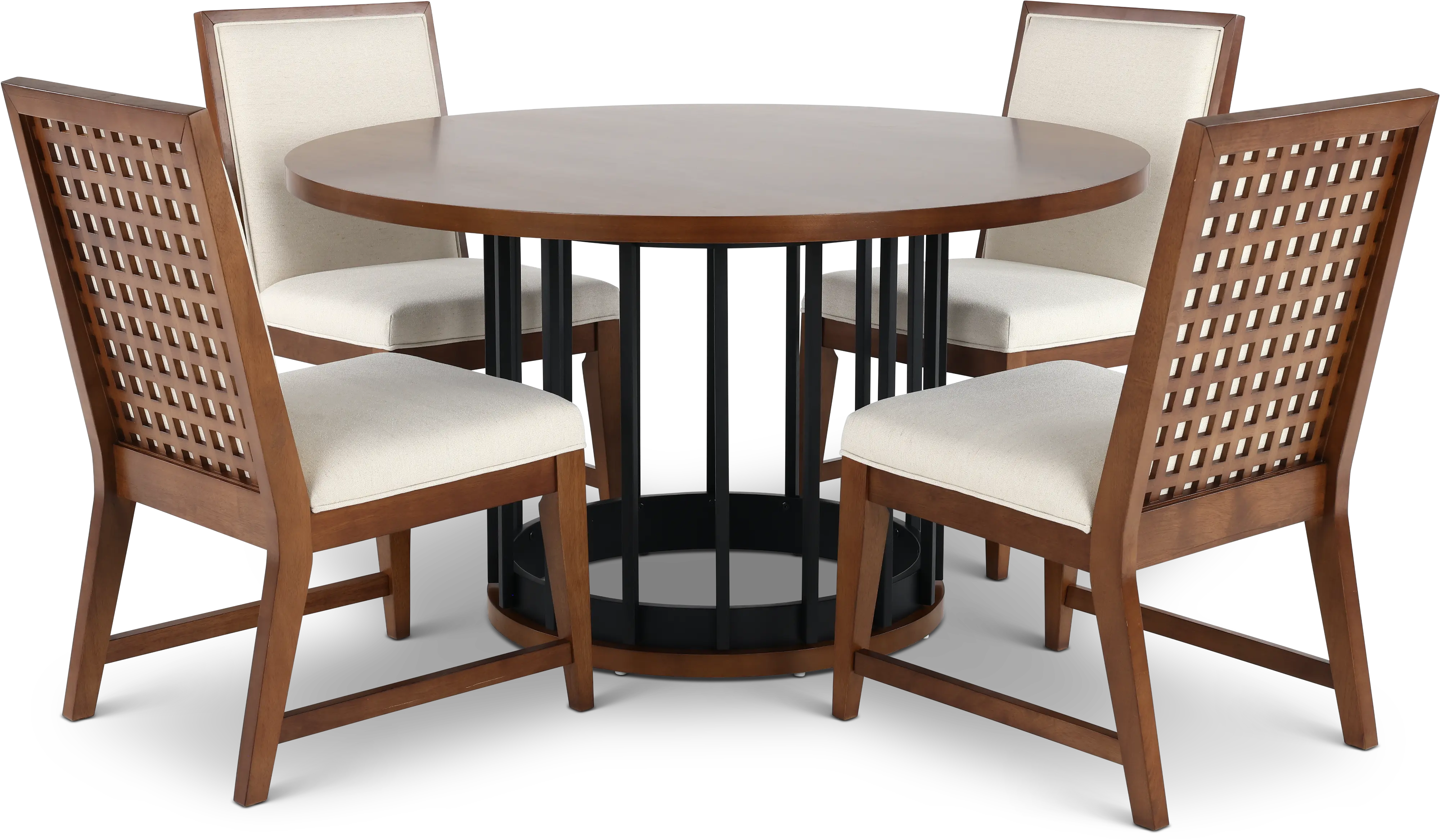 Midland Brown 5 Piece Dining Set-1