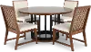 Midland Brown 5 Piece Dining Set