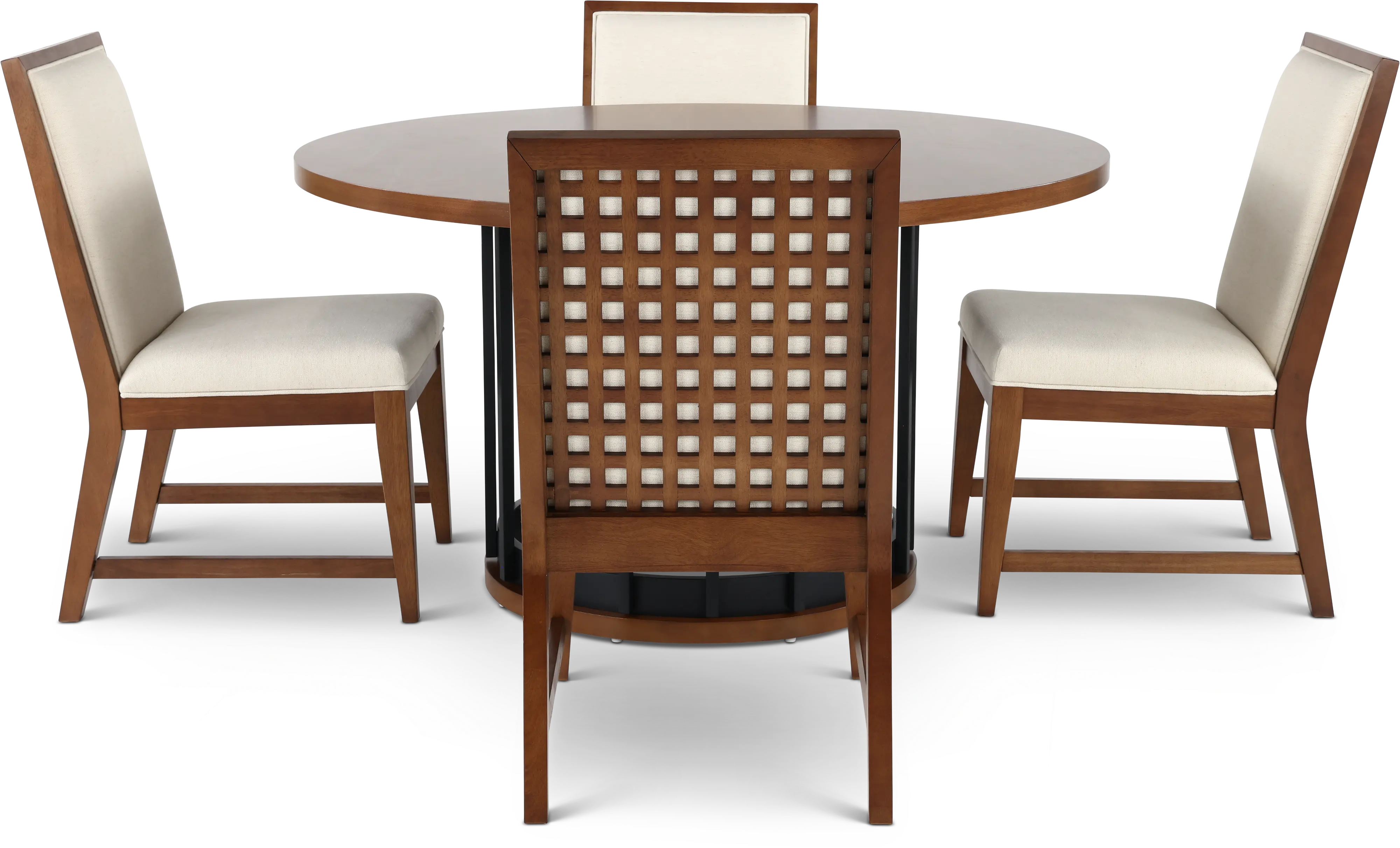 Midland Brown 5 Piece Dining Set-4