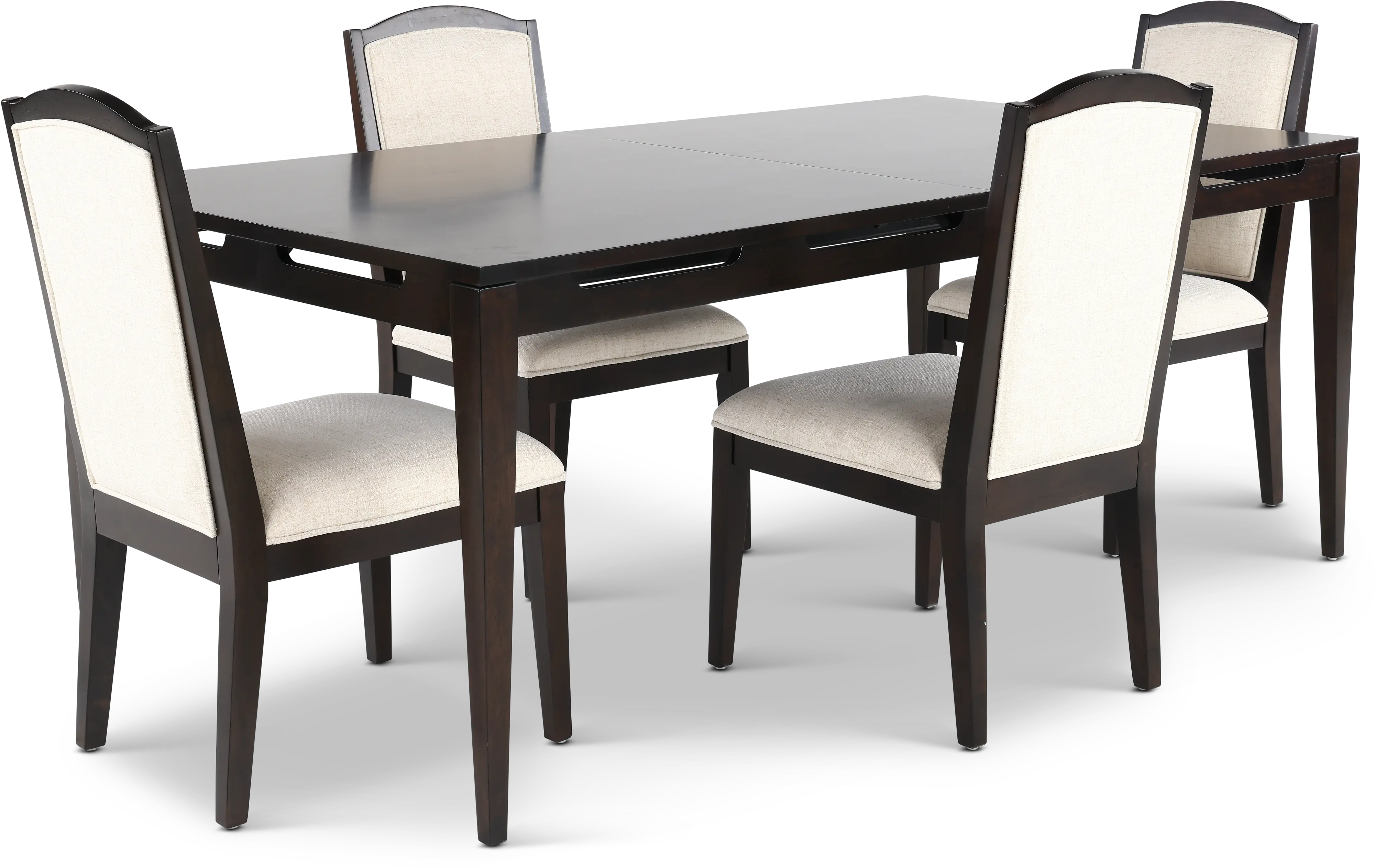 Sutton Dark Brown 5 Piece Dining Set-1
