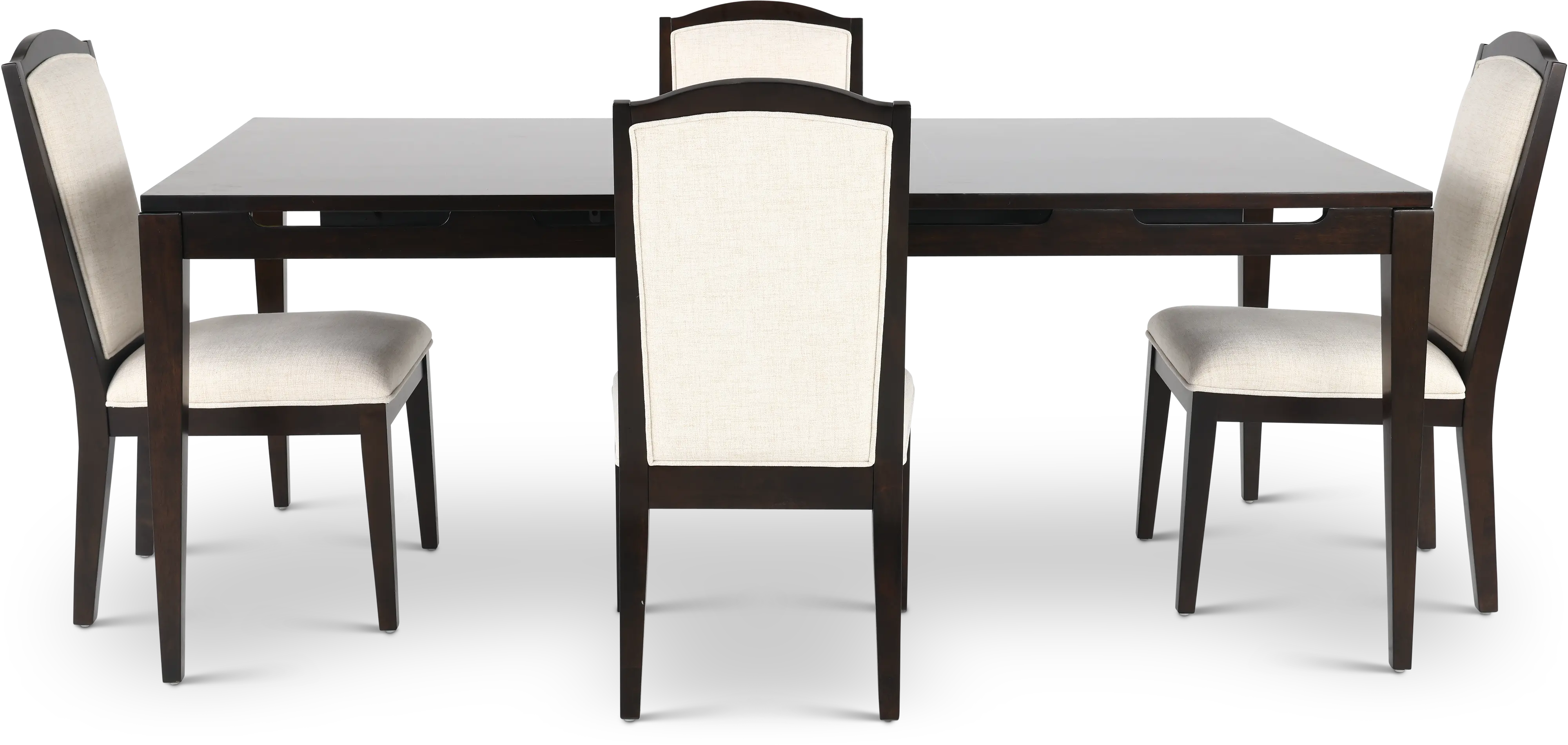 Sutton Dark Brown 5 Piece Dining Set-4