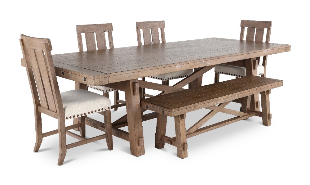 Cassie Natural 6 Piece Dining Set