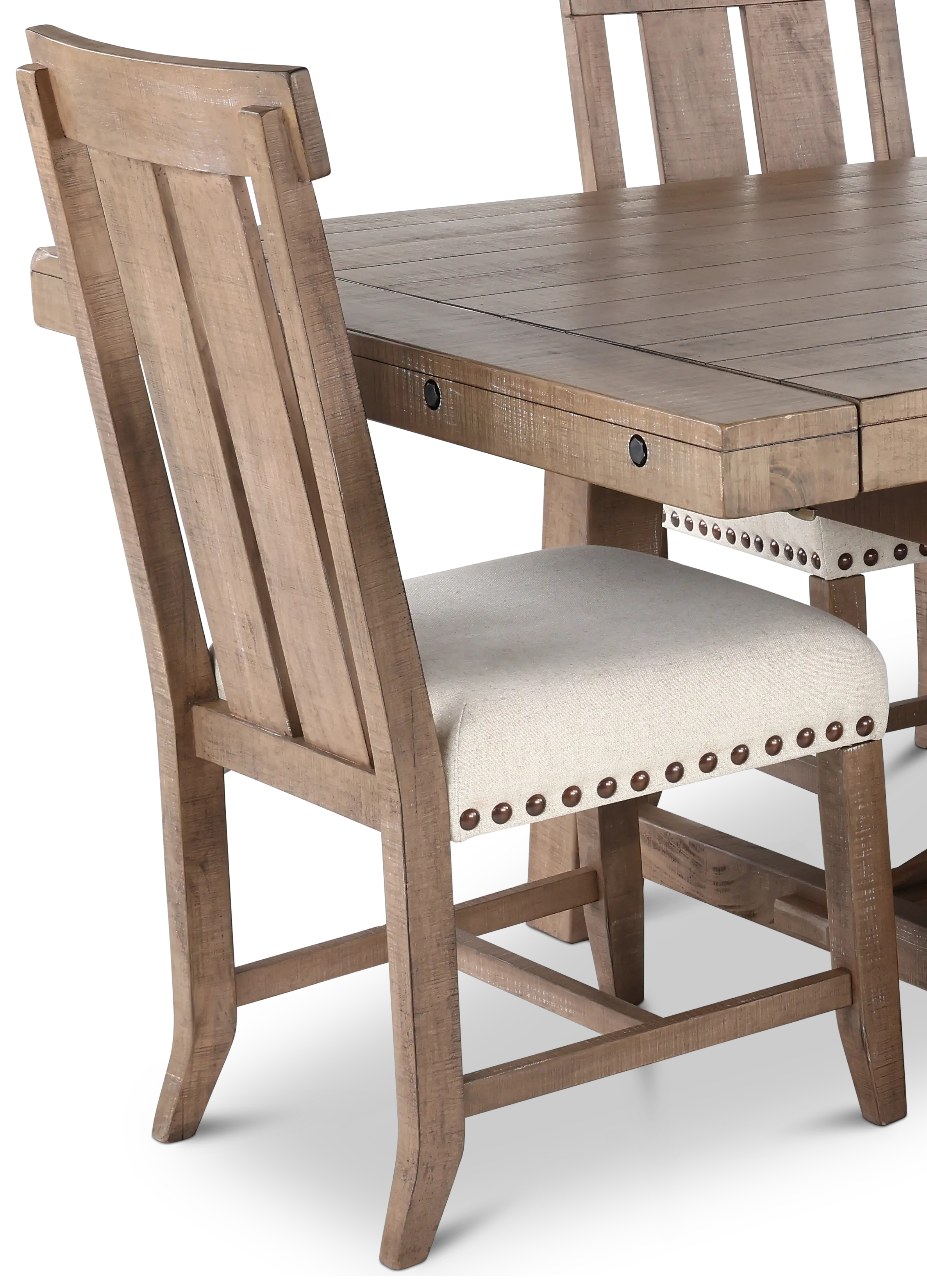 Cassie Natural 6 Piece Dining Set-7