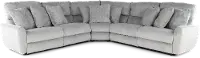 3PC/PWR/MAJESTY/SHRK Majesty Gray 3 Piece Power Reclining Sectional