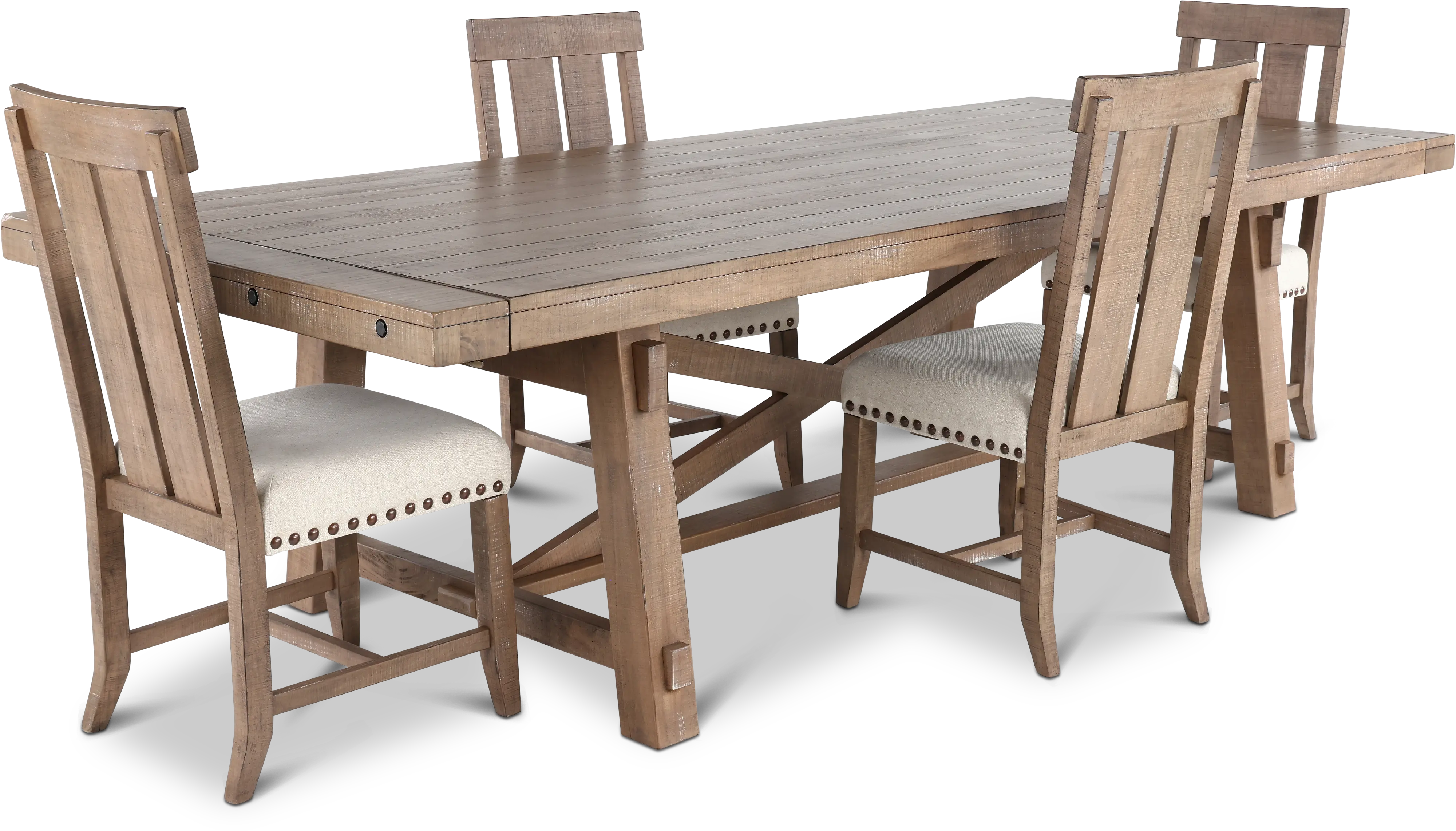Cassie Natural 5 Piece Dining Set-1