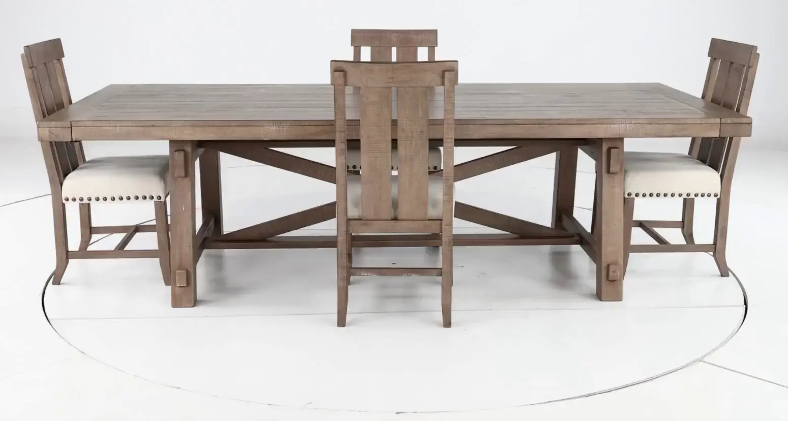 Cassie Natural 5 Piece Dining Set-5