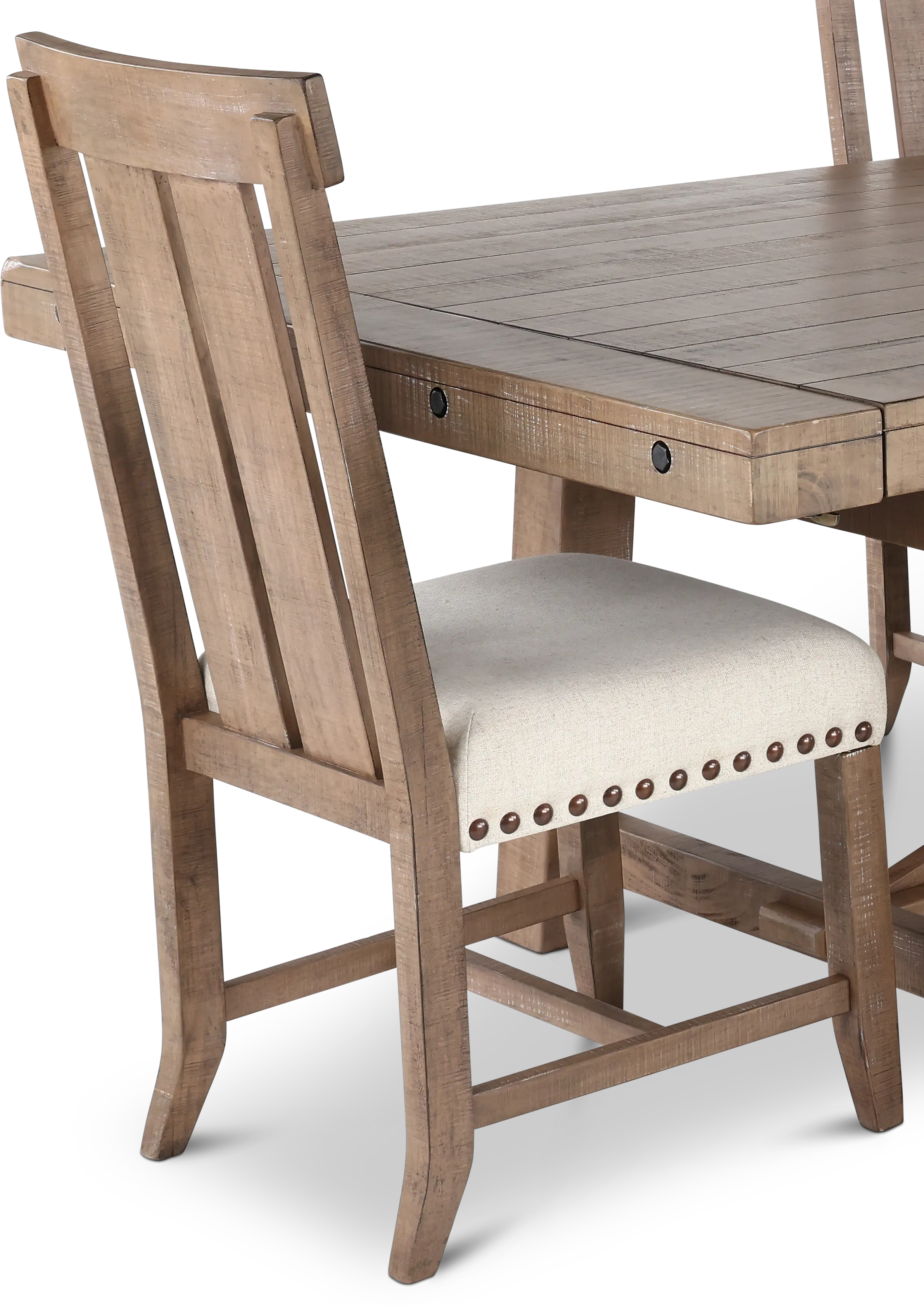 Cassie Natural 5 Piece Dining Set-7
