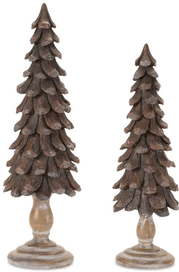 Small Brown Pine Cone Tree-1