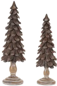 Large Brown Pine Cone Tree