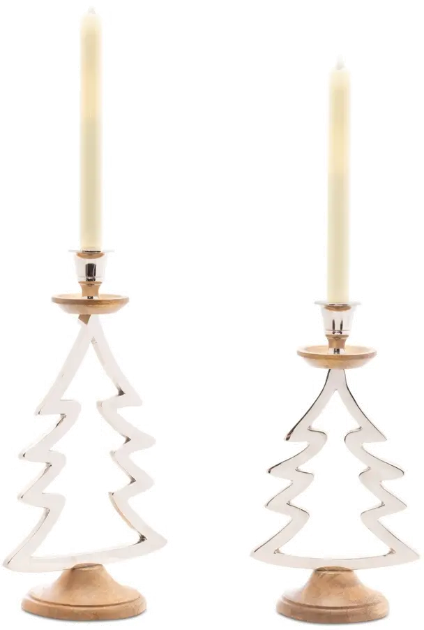 Glow Large Christmas Tree Candle Holder-1