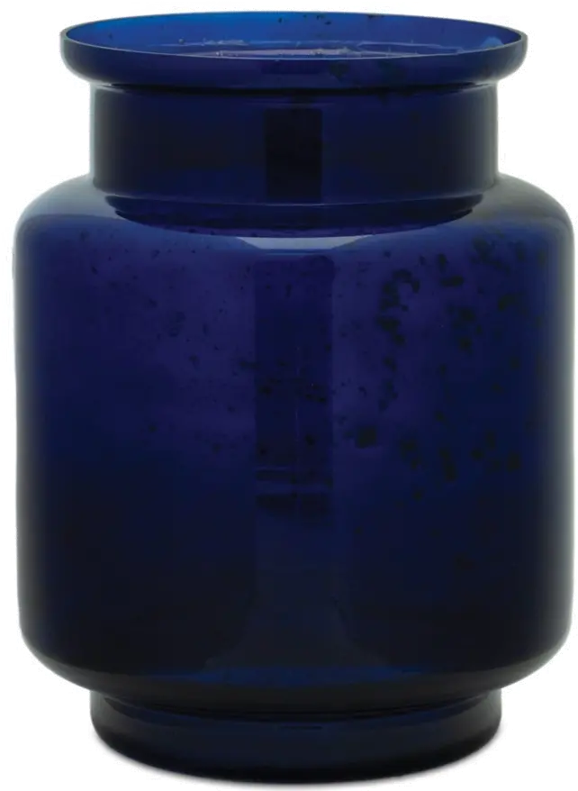 Deep Blue 8  Glass Vase-1