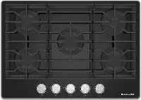 KCGG530PBL KitchenAid 30  5-Burner Gas Cooktop - Black