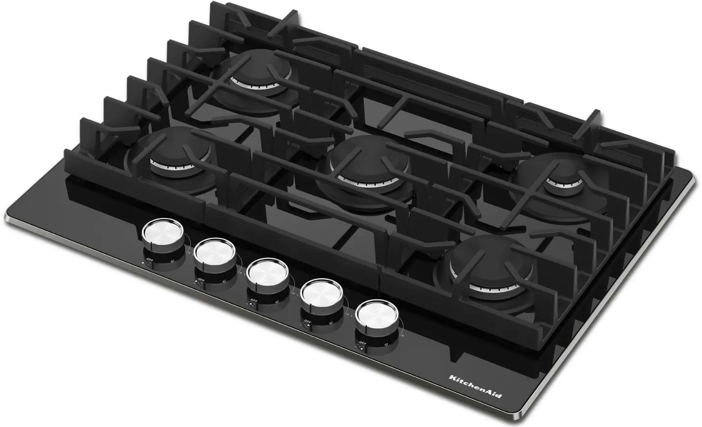 KCGG530PBL KitchenAid 30  5-Burner Gas Cooktop - Black-7
