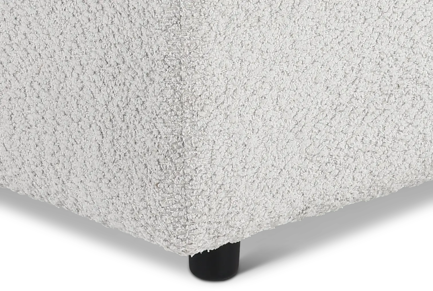Plush Dolphin Light Gray Ottoman-6