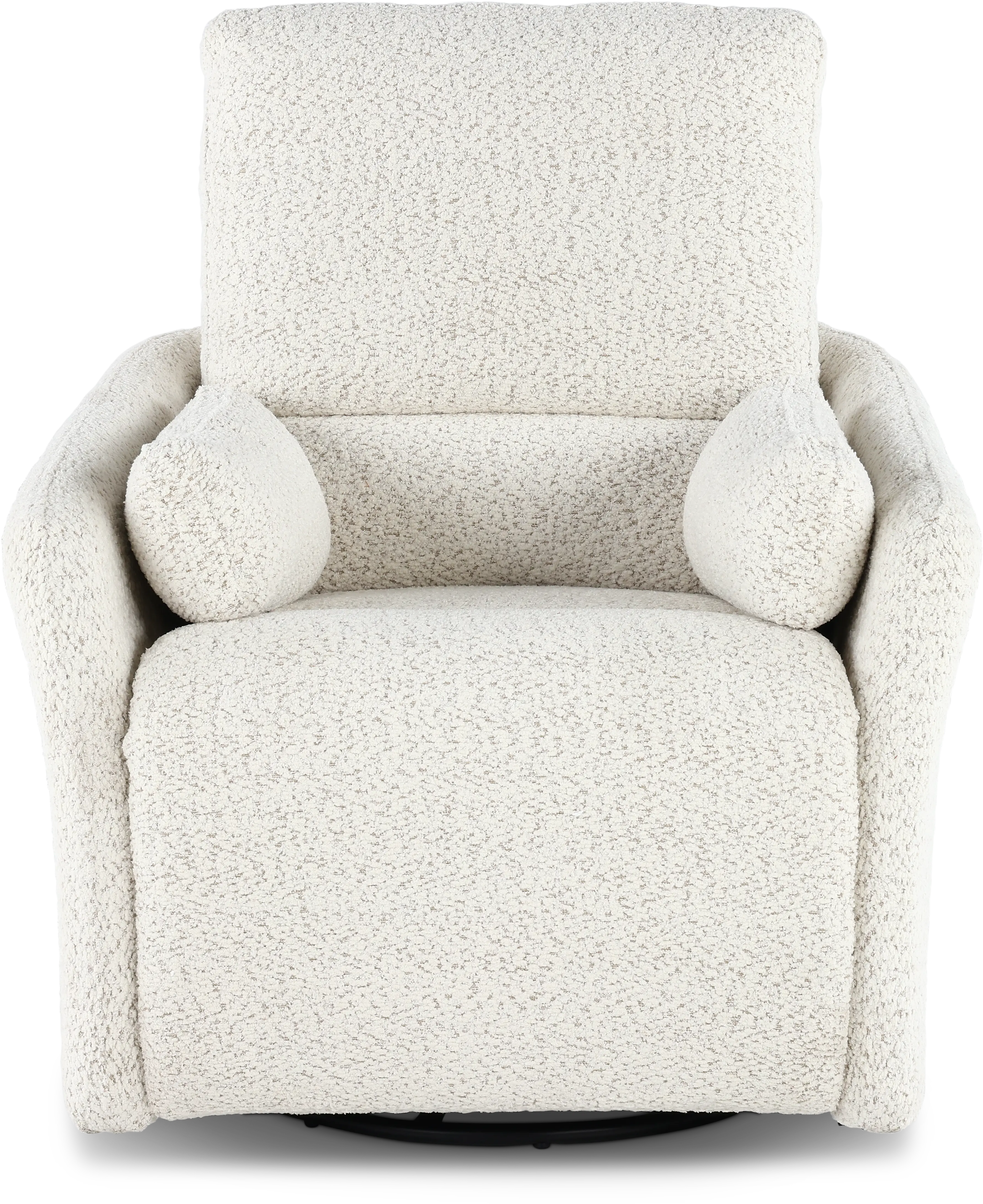 Plush River Rock Swivel Recliner-1