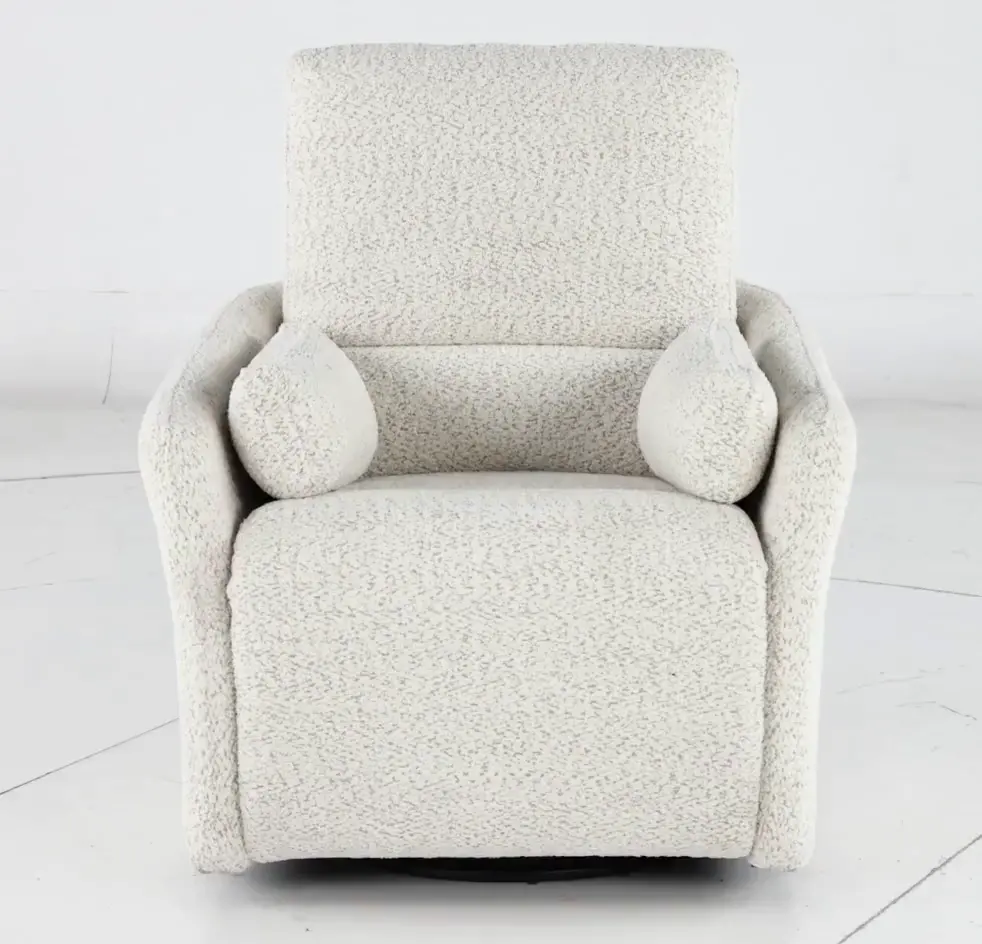 Plush River Rock Swivel Recliner-4