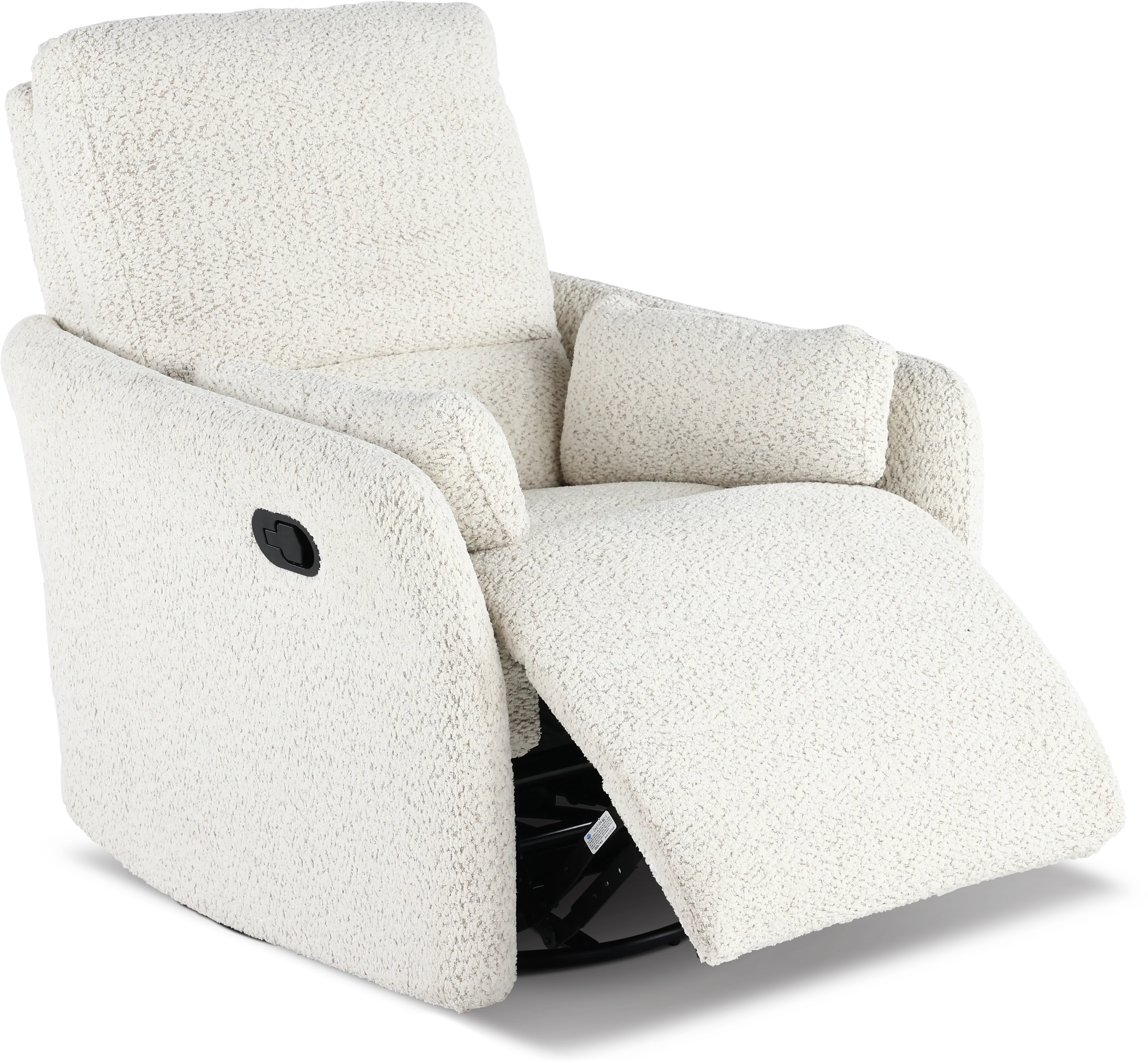 Plush River Rock Swivel Recliner-6
