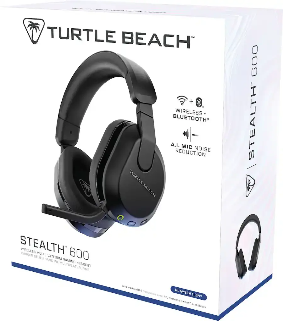 TURL031023PS5 Turtle Beach Stealth 600 Wireless Over-Ear Gaming Headset for PS5, PS4, and PC - Black-18