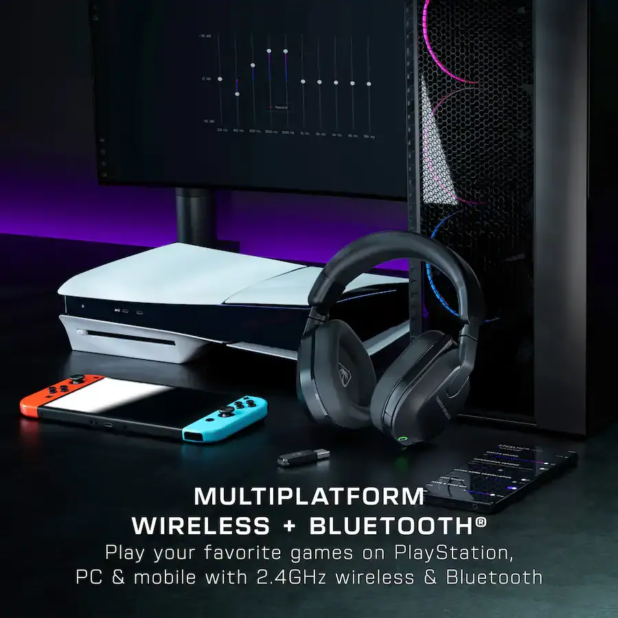 TURL031023PS5 Turtle Beach Stealth 600 Wireless Over-Ear Gaming Headset for PS5, PS4, and PC - Black-2