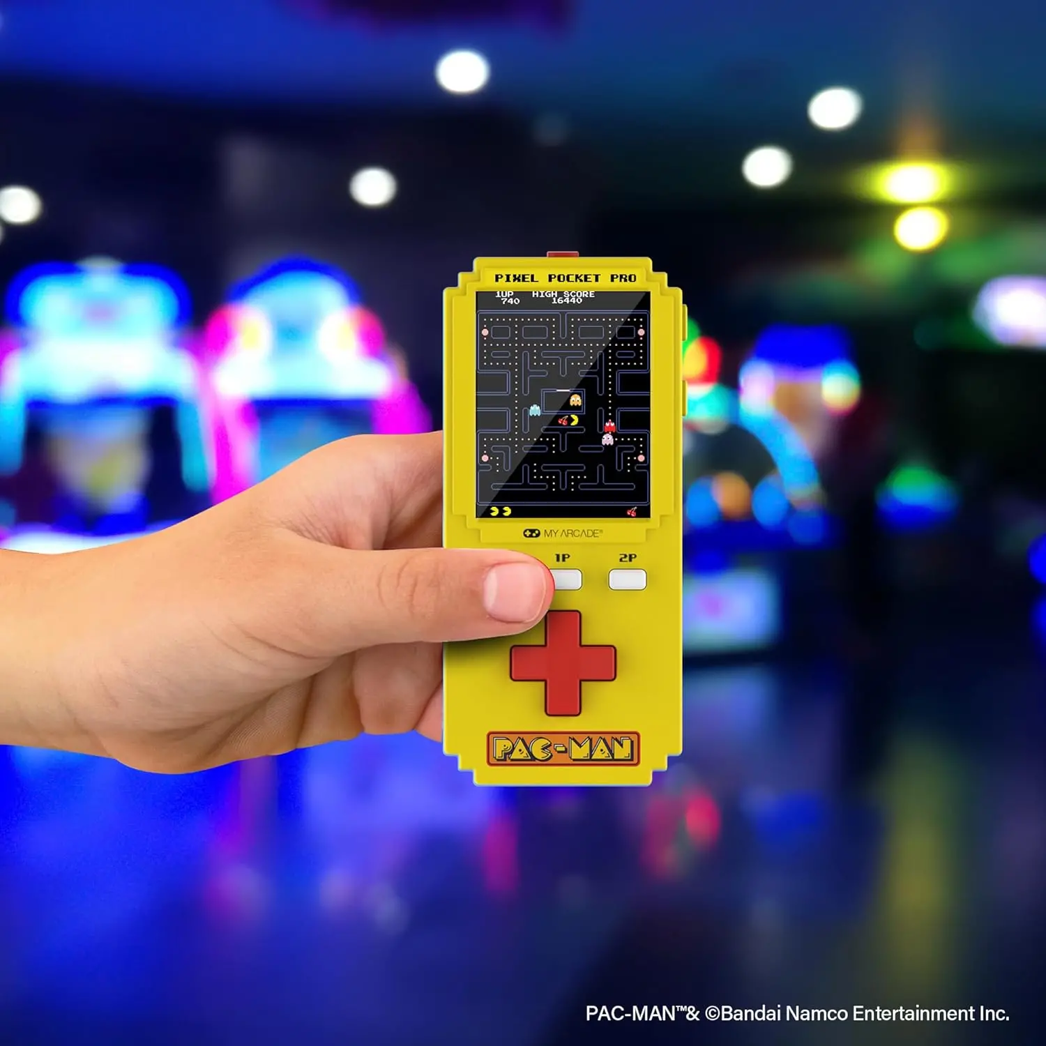 Pac-Man Pixel Pocket Pro Portable Keychain Arcade-2