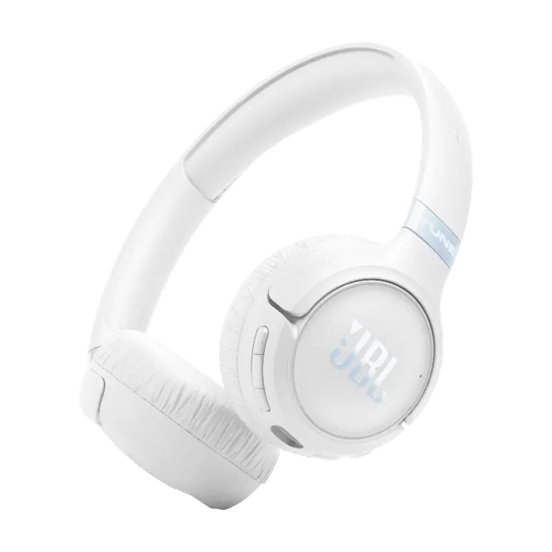 JBL Tune 680NC Wireless On-Ear Noise Cancelling Headphones - White