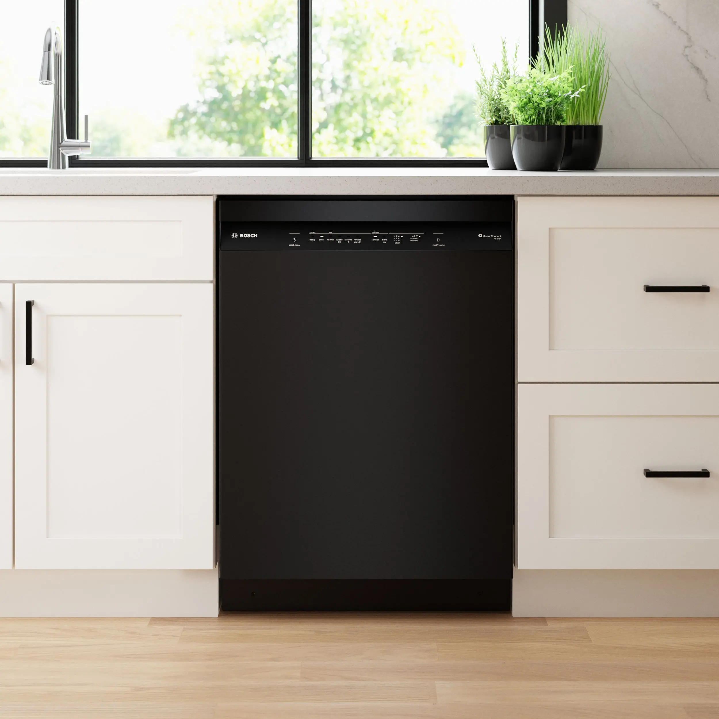 SHE41CM6N Bosch 100 Series Dishwasher - Black-2