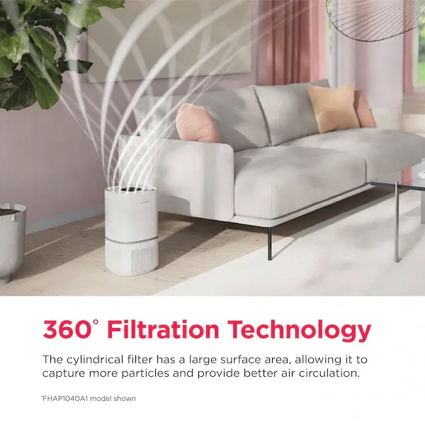 FHAP1040A1 Frigidaire PureA300 HEPA Air Purifier with Wifi-2