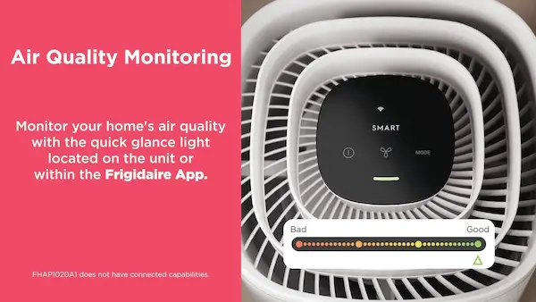 FHAP1040A1 Frigidaire PureA300 HEPA Air Purifier with Wifi-8