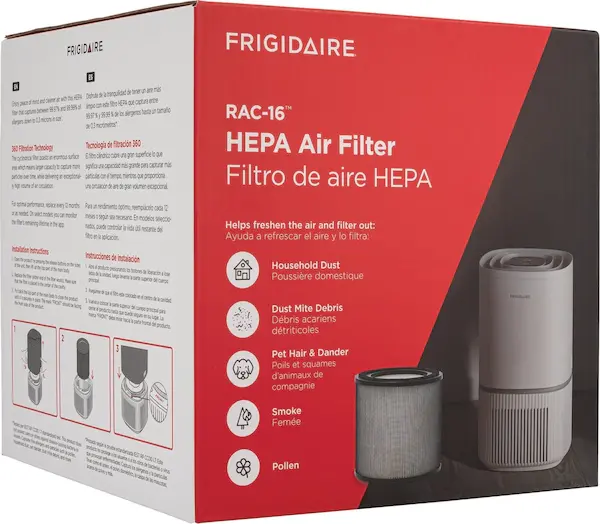 FRPARAC16 Frigidaire PureAir RAC-16 HEPA Air Filter-3