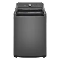 WT6105CM LG 4.1 cu. ft. Top Load Washer with Agitator and SlamProof® Glass Lid - Monochrome Gray
