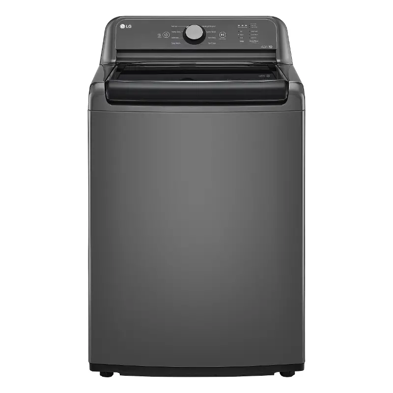 LG 4.1 cu. ft. Top Load Washer with Agitator and SlamProof® Glass Lid - Monochrome Gray