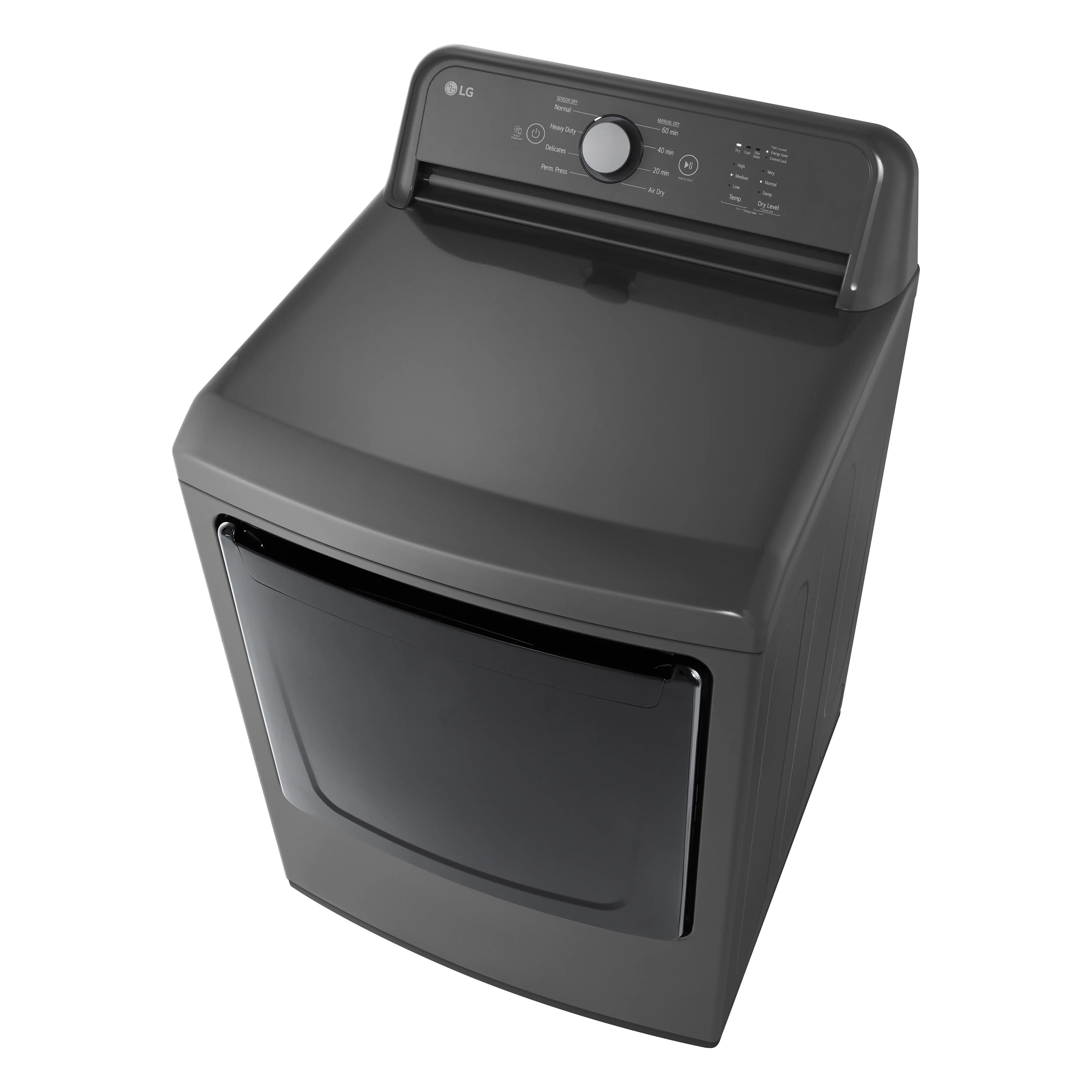 DLE6100M LG 7.3 Cu Ft Electric Dryer - Monochrome Gray-10