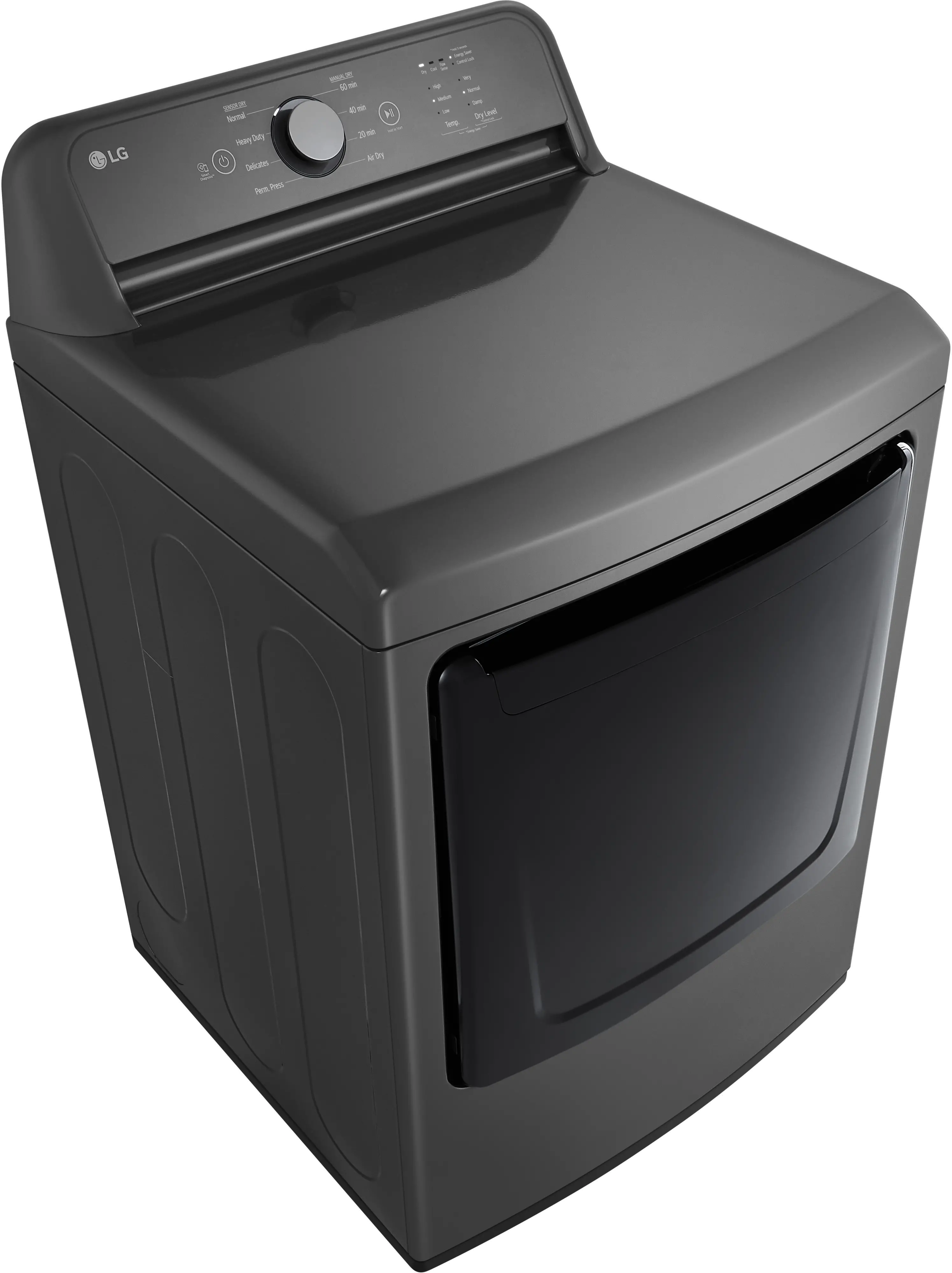 DLE6100M LG 7.3 Cu Ft Electric Dryer - Monochrome Gray-10