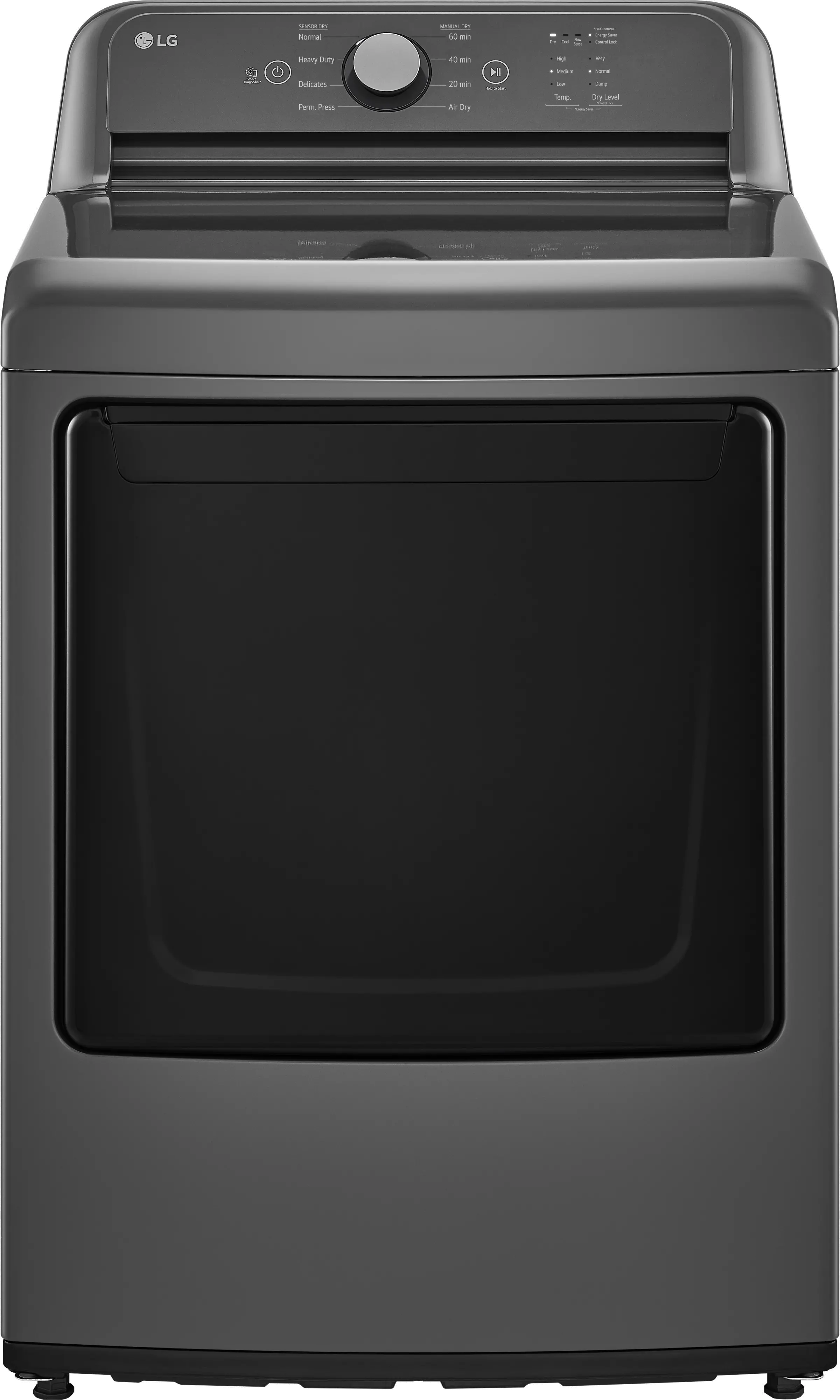 DLE6100M LG 7.3 Cu Ft Electric Dryer - Monochrome Gray-4